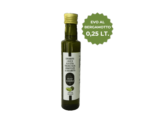 Olio Extravergine di Oliva al Bergamotto 0,25lt.