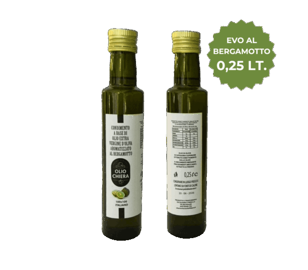 Olio Extravergine di Oliva al Bergamotto 0,25lt.