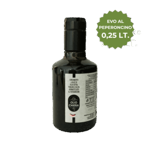 Olio Extravergine di Oliva al Peperoncino 0,25lt.