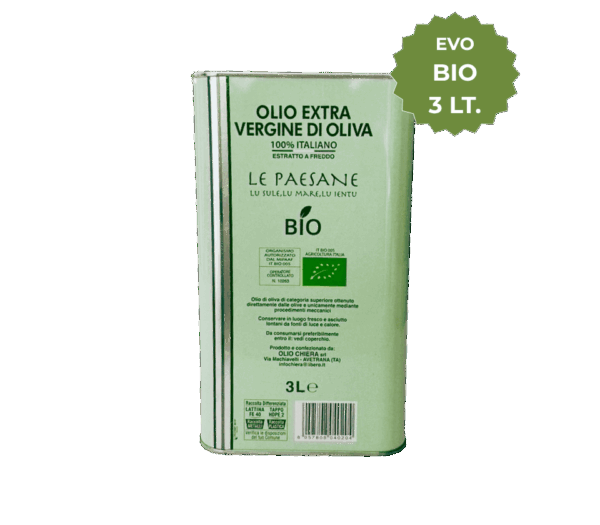 Olio Extravergine di Oliva Bio 3lt.