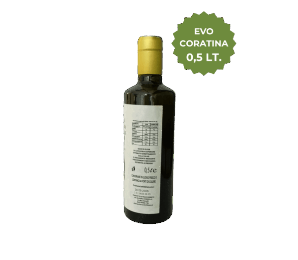 Olio Extravergine di Oliva Coratina 0,5lt.