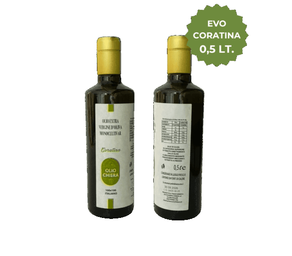 Olio Extravergine di Oliva Coratina 0,5lt.