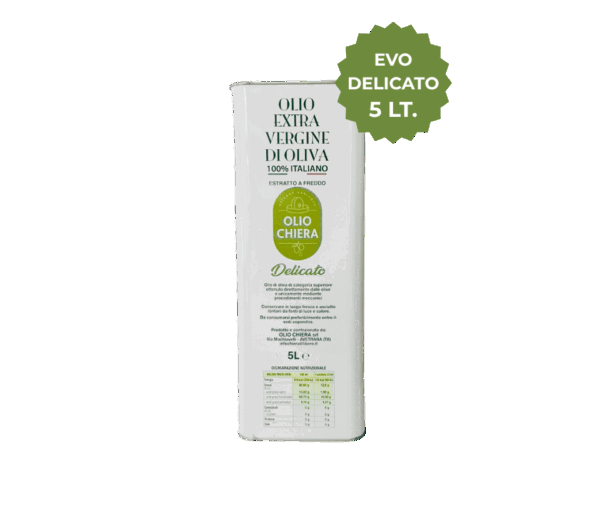 Olio Extravergine di Oliva gusto Delicato 5lt.