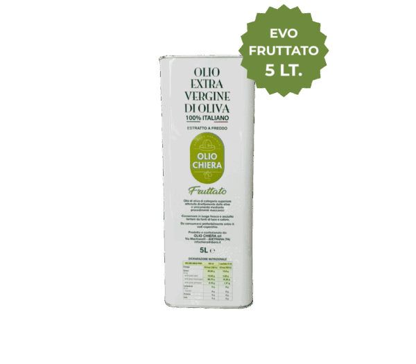 Olio Extravergine di Oliva gusto Fruttato 5lt.