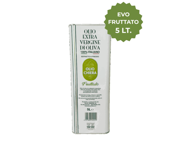 Olio Extravergine di Oliva gusto Fruttato 5lt.