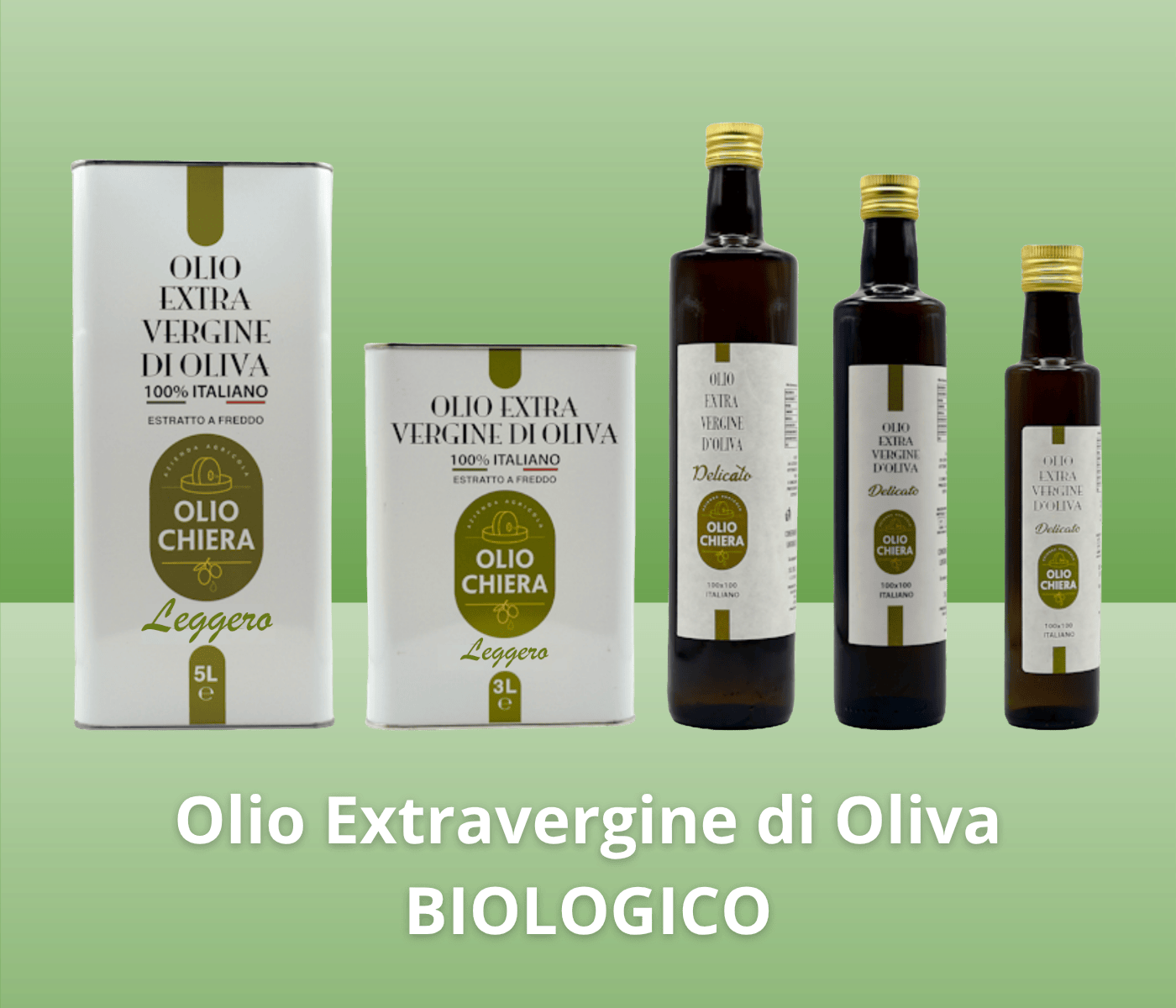 Olio Extravergine Di Oliva Delicato Leggero