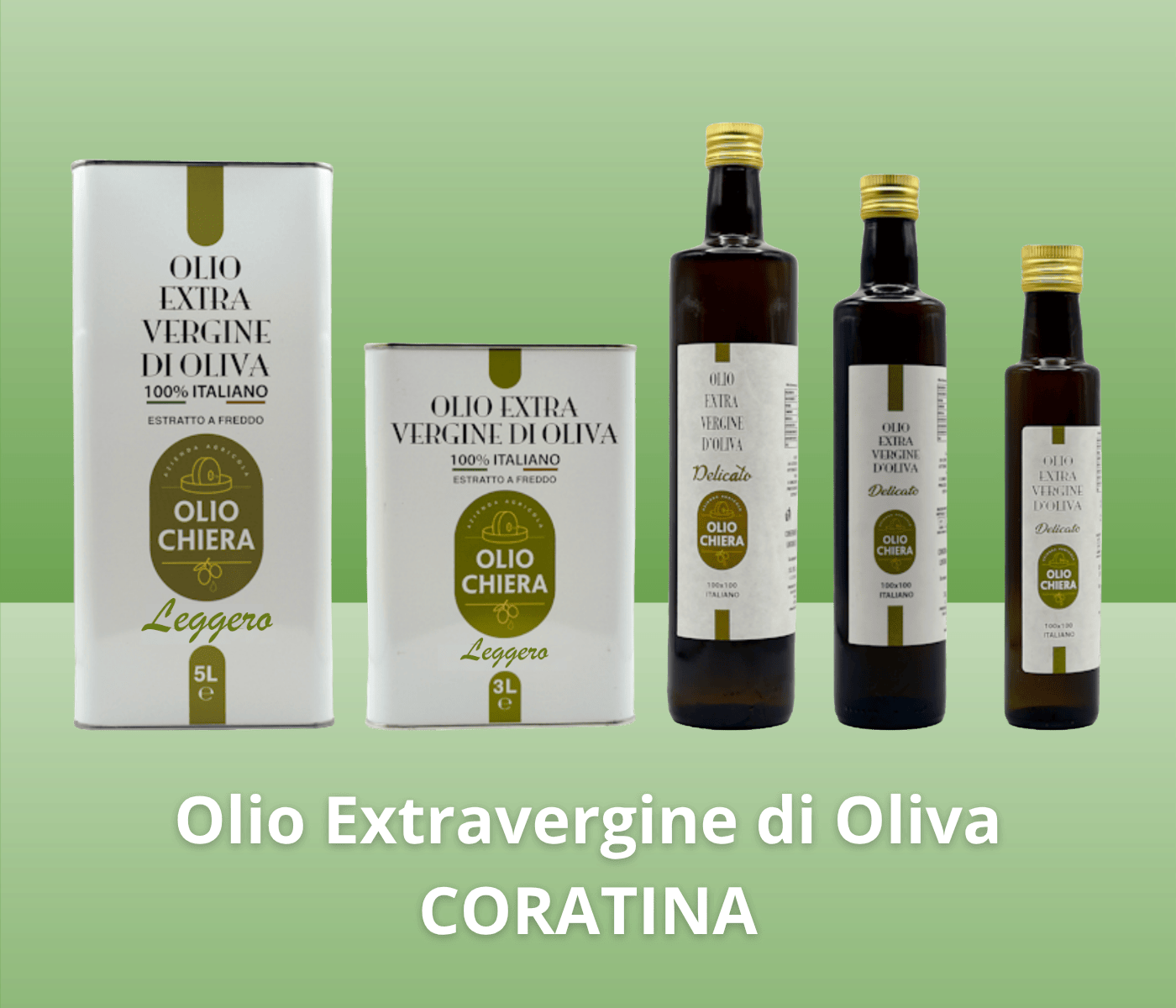 Olio Extravergine Di Oliva Delicato Leggero