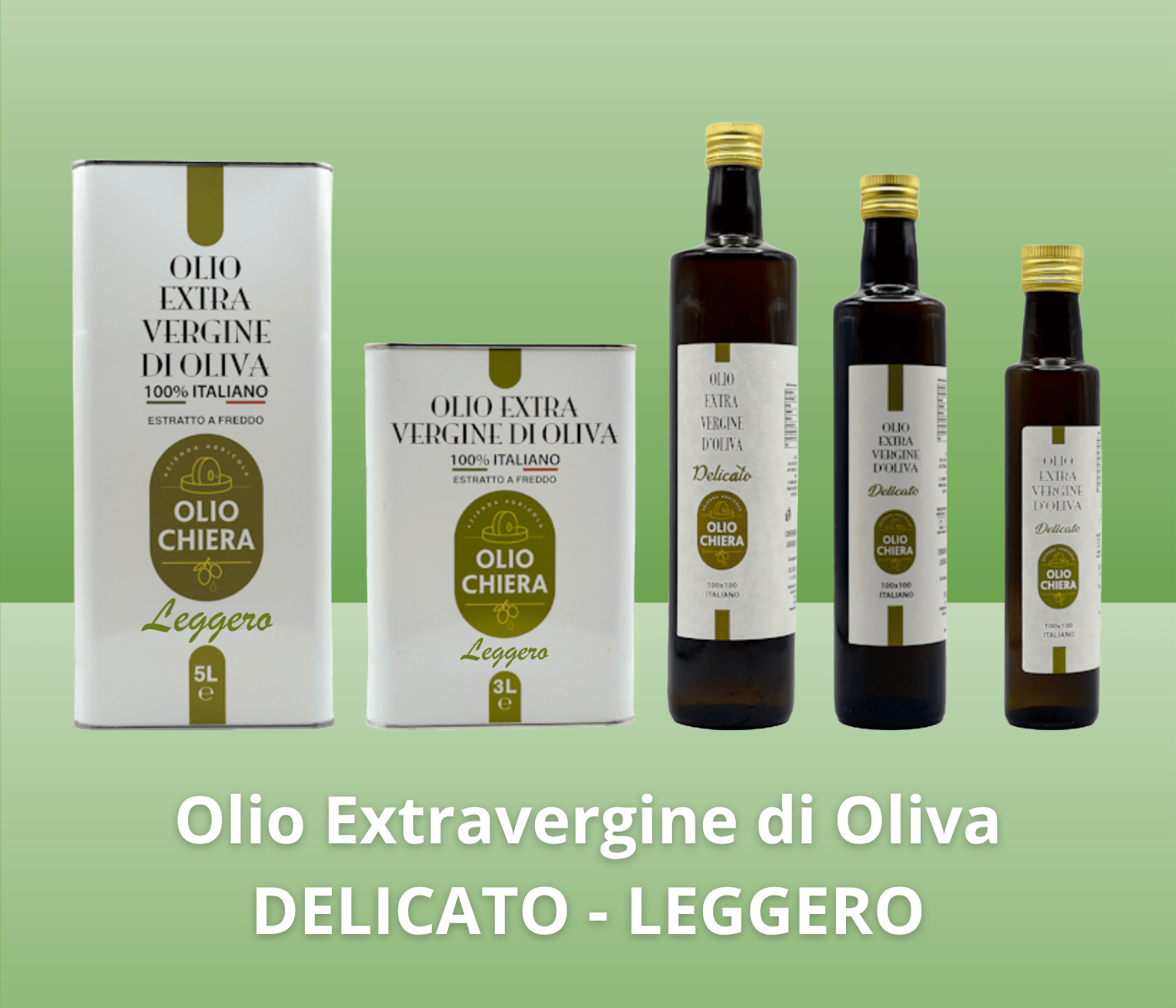 Olio Extravergine Di Oliva Delicato Leggero