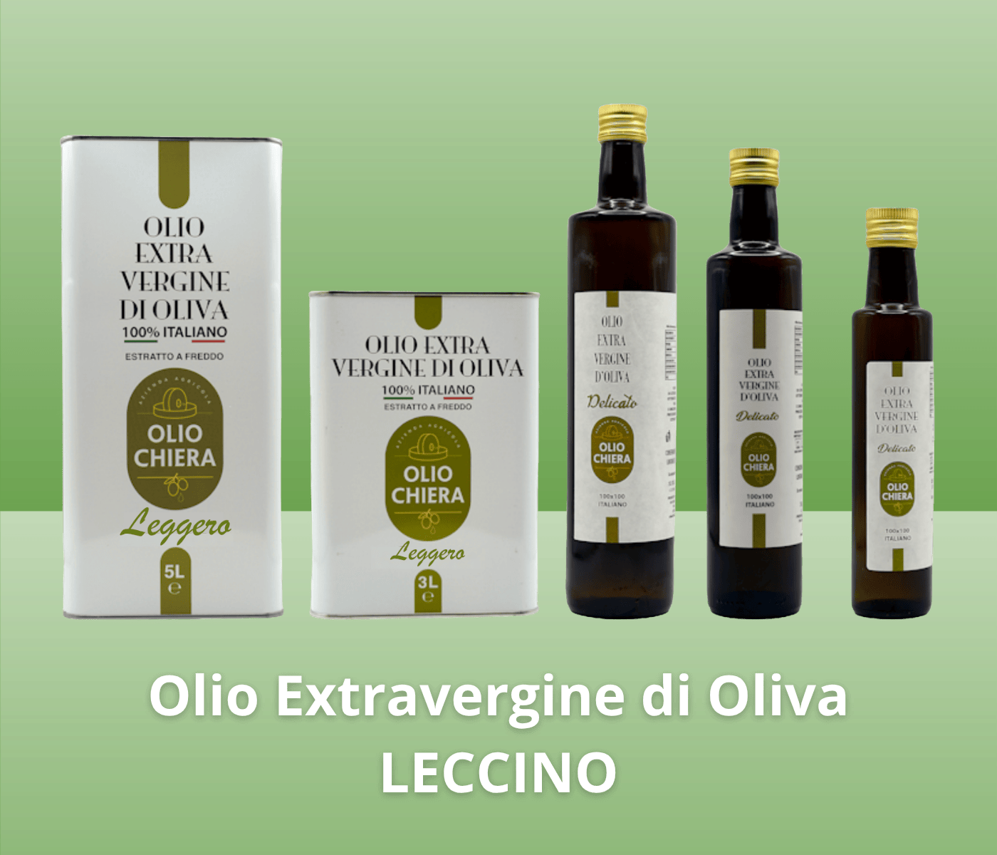 Olio Extravergine Di Oliva Delicato Leggero
